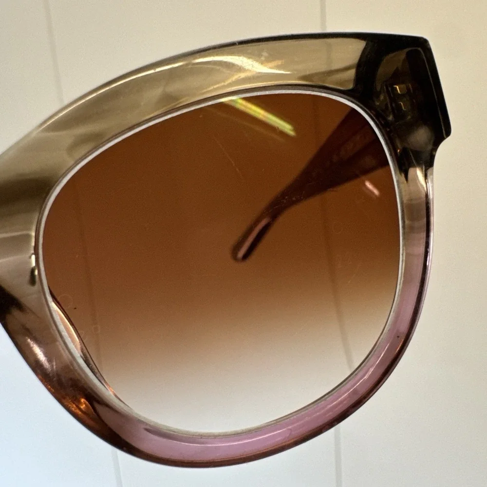 Dragon DR Jett 025 Brown Violet 49mm Brown Fade Authentic Sunglasses